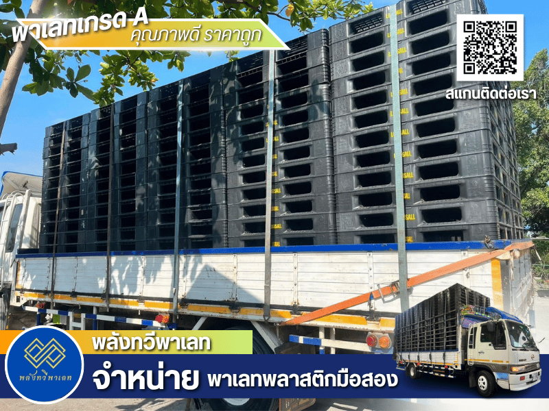 จำหน่ายพาเลทพลาสติกมือสอง จำหน่ายพาเลทพลาสติกมือสอง