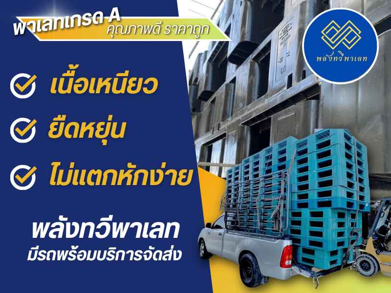 จำหน่ายพาเลทพลาสติก คุณภาพดี มีมาตรฐาน